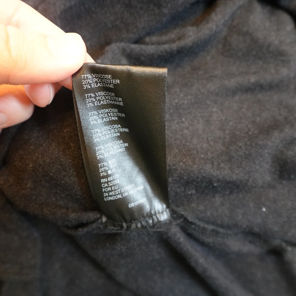 Anthropologie Black Twist-Waist Midi Dress - Picture 6 of 11
